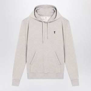 Ami Paris Grey Ami De Coeur hoodie