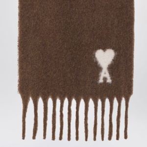 Ami Paris Hazelnut Ami de Coeur scarf - Img 2