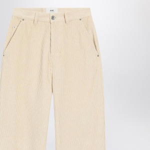 Ami Paris Ivory corduroy trousers - Img 2