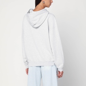 ANINE BING Light grey hooded sweatshirt - Img 2