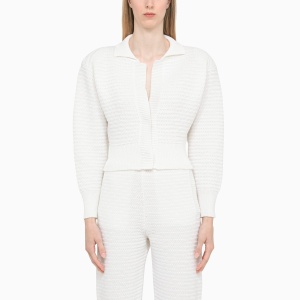 ART ESSAY White knitted cardiganWhite knitted cardigan