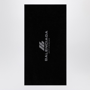 Balenciaga Black cotton Activewear gym towel