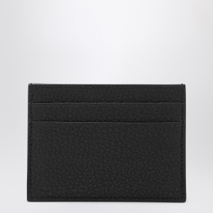 Balenciaga Black Credit cardholder in hammered leather - Img 2