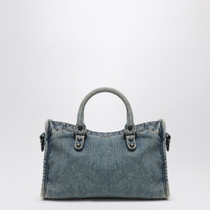 Balenciaga Borsa Le City Piccola in denim - Img 2