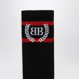 Balenciaga Laurel classic black socks - Img 2