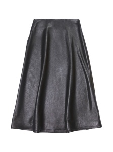 Balenciaga leather midi skirt - Img 2