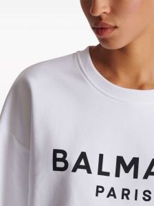 Balmain Logo-print cotton sweatshirt - Img 4