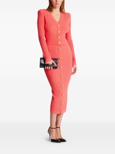 Balmain Long-sleeved twisted knit cardigan - Img 4