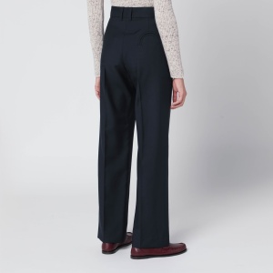 Blazé Milano First Class pants in navy blue wool and mohair - Img 2