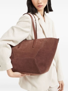 Brunello Cucinelli BC Duo bag in suede with monili - Img 2