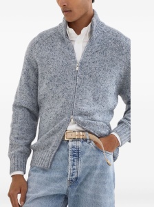 Brunello Cucinelli Cashmere buttoned cardigan with zip - Img 3