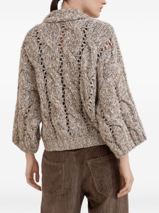 Brunello Cucinelli Chunky-knit cardigan - Img 2