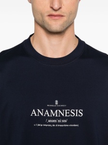 Brunello Cucinelli Cotton jersey crew-neck T-shirt with print - Img 2