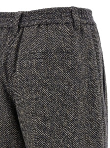 Brunello Cucinelli Herringbone twill shorts - Img 3