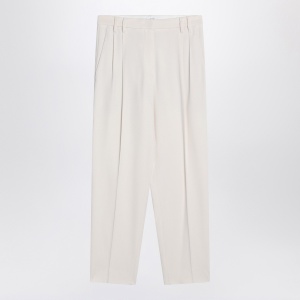 Brunello Cucinelli Ivory trousers in viscose