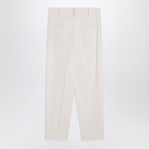 Brunello Cucinelli Ivory trousers in viscose - Img 2