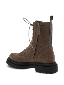 Brunello Cucinelli Lace-up combat boots - Img 4