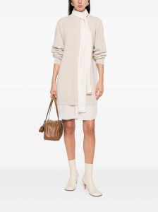 Brunello Cucinelli Ribbed knit mini dress - Img 4