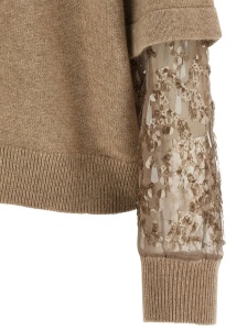 Brunello Cucinelli Sequin-embellished high-neck sweater - Img 2