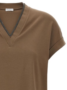 Brunello Cucinelli T-shirts and Polos Brown - Img 2