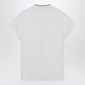 Brunello Cucinelli White cotton t-shirt - Img 2