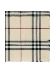 Burberry Check wool scarf - Img 2