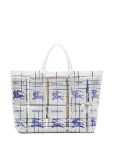 Burberry EKD logo-tag Transparent Tote Bag - Img 4