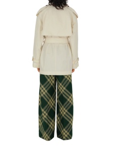 Burberry Short Belted Trench Coat - Img 4