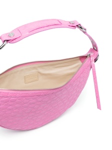 By Far Gib embossed crocodile-effect shoulder bag - Img 2
