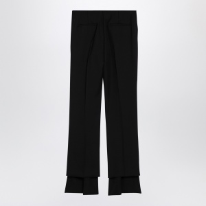 Chloé Black asymmetrical wool trousers - Img 2