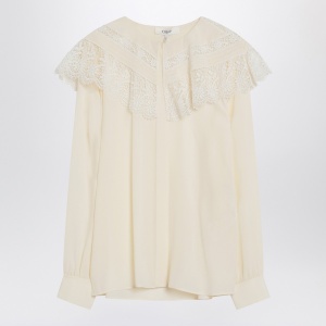 Chloé Ivory crêpe shirt