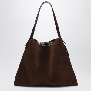 Christian Louboutin Brown suede Baggy tote bag - Img 2