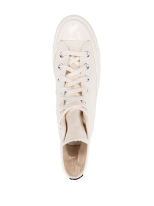 Comme Des Garcons x Converse Sneakers PLAY Chuck 70 "Cream" - Img 4
