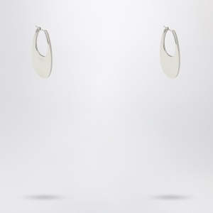 Coperni Large silver Swipe earrings - Img 2