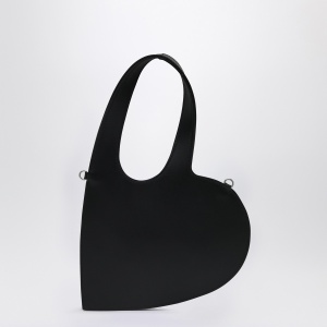 Coperni Mini Heart bag in black leather - Img 2