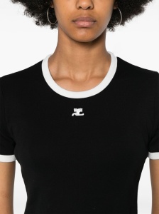 COURREGES PRE T-shirts and Polos Black - Img 4
