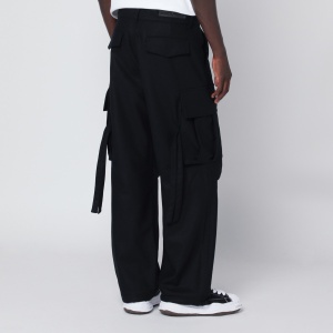 DARKPARK Black Saint wool cargo trousers - Img 2