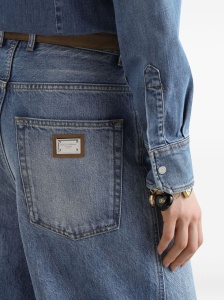 Dolce & Gabbana 5-pocket denim trousers - Img 4