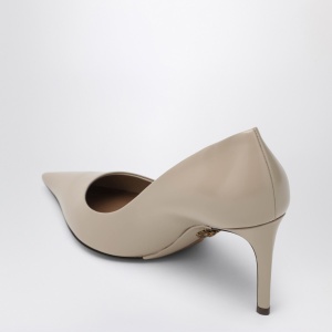 Dolce & Gabbana Dolce&Gabbana Beige calfskin décolleté devotion - Img 2