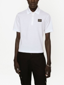 Dolce & Gabbana Logo cotton polo shirt - Img 2