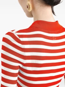 Dolce & Gabbana Striped Polo Top - Img 4