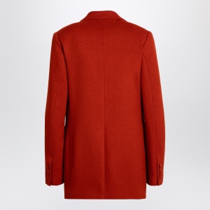 Dries Van Noten Red single-breasted jacket in wool - Img 2