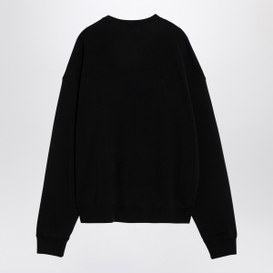 Dsquared2 Black cotton crew-neck sweatshirt with logo - Img 2