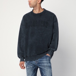 Dsquared2 Washed grey sweatshirt with logo