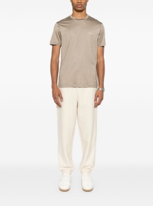 Emporio Armani ASV Lyocell blend jersey joggers with all-over lettering - Img 4