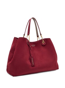 Emporio Armani Large MyEA shopper in imitation suede - Img 3