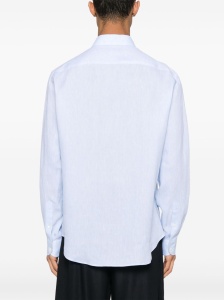 Emporio Armani logo-embroidered long-sleeve shirt - Img 3