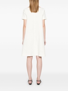 Emporio Armani Ottoman-jersey belted dress - Img 2