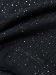 Emporio Armani Scarfs Black - Img 3