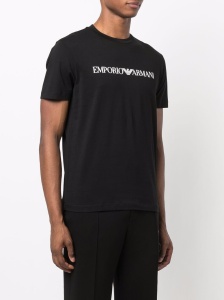 Emporio Armani T-shirts and Polos Black - Img 2